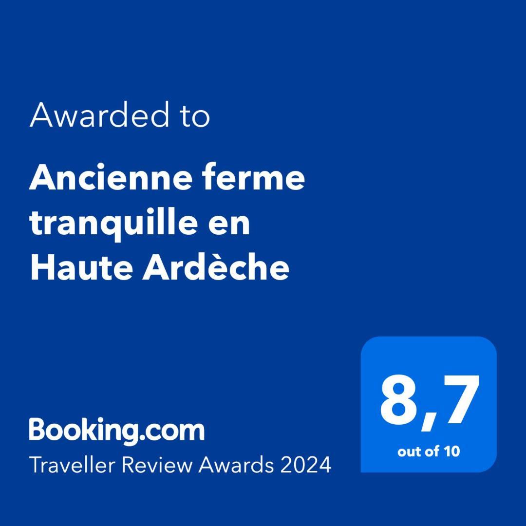 Ancienne Ferme Tranquille En Haute Ardeche Etables  Exterior photo